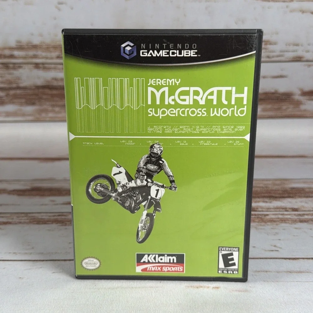 Jeremy McGrath Supercross World GameCube Complete Tested Used